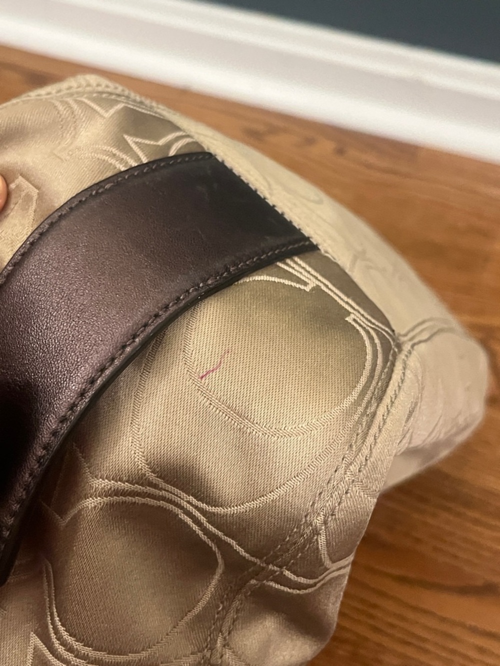 Coach Signature Beige and Brown Hobo Shoulder Bag 16153 - Picture 16 of 16